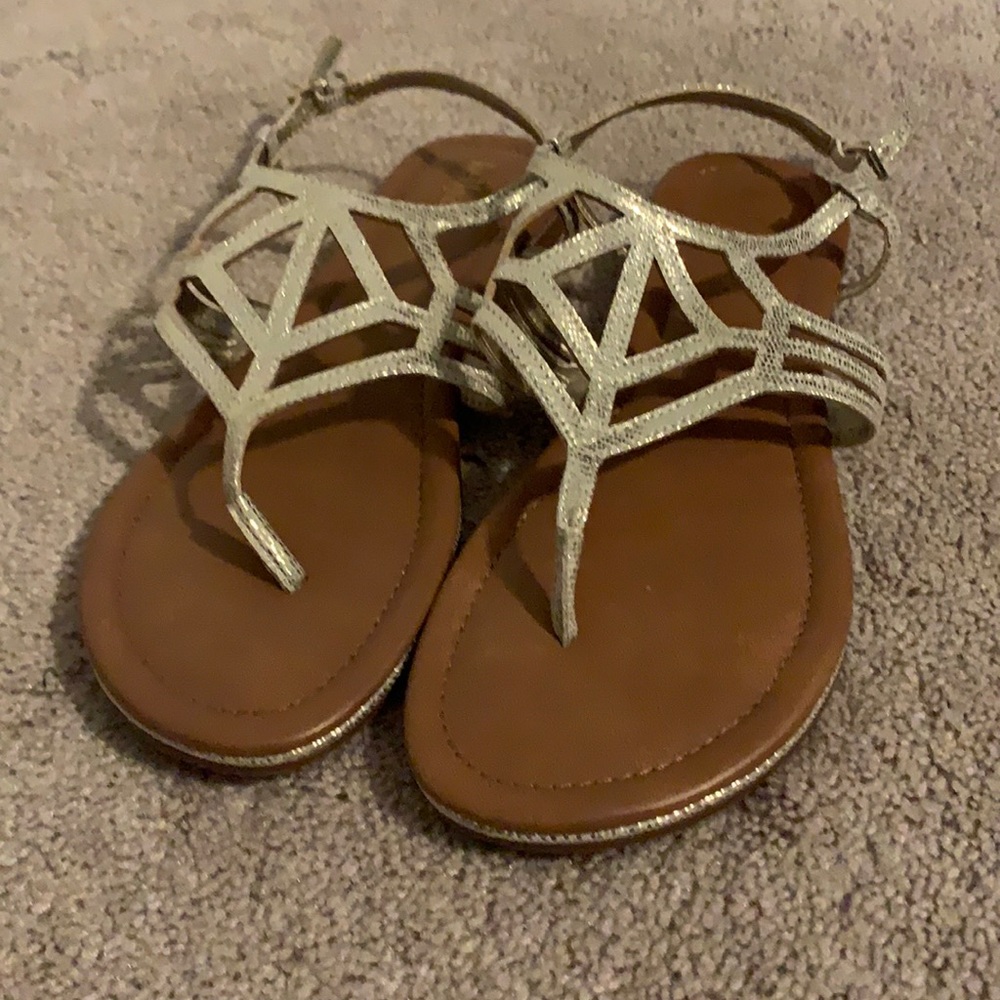 Kelly & Katie Gold Sandals